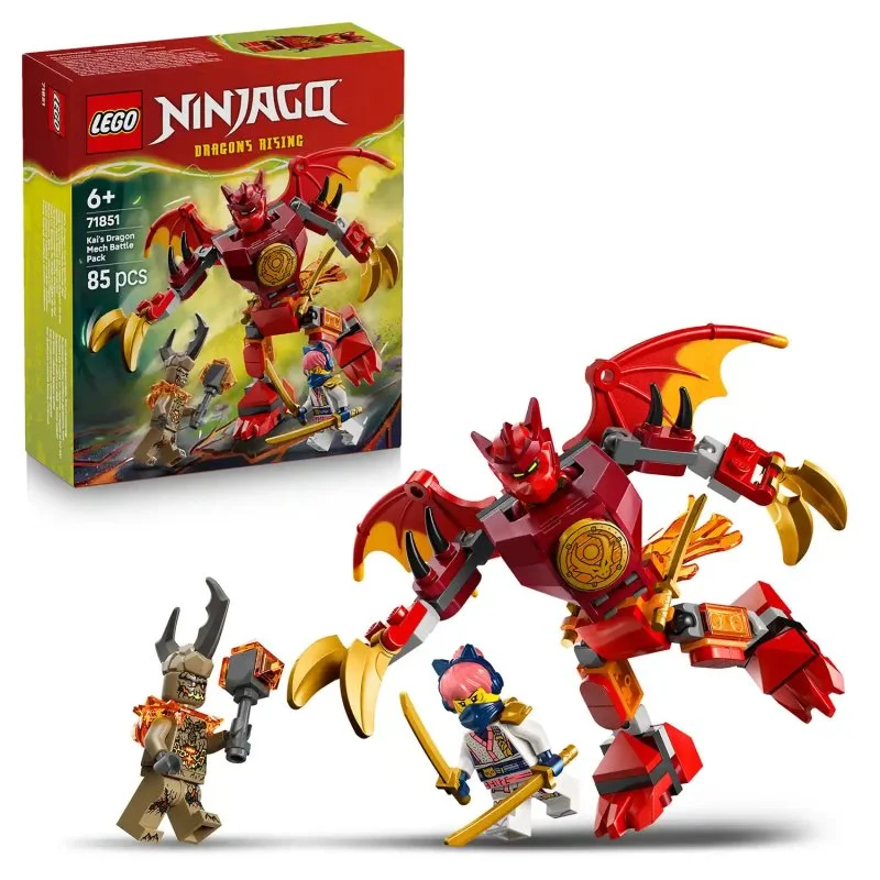 NINJAGO® 71851 Pack de combat de Kai avec tenue de dragon