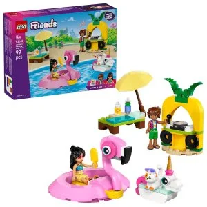 LEGO® Friends 42658 Amusement au bord de la piscine avec une licorne et un flamant rose