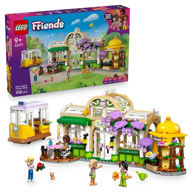 Friends 42671 Café plein de plantes et fleuriste