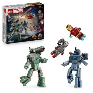LEGO® ǀ Marvel 76320 Iron Man et War Machine contre les drones de Hammer