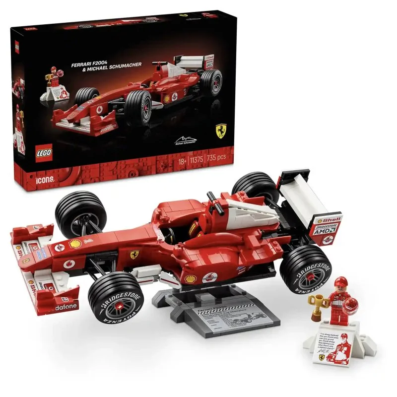 Icons 11375 Ferrari F2004 et Michael Schumacher