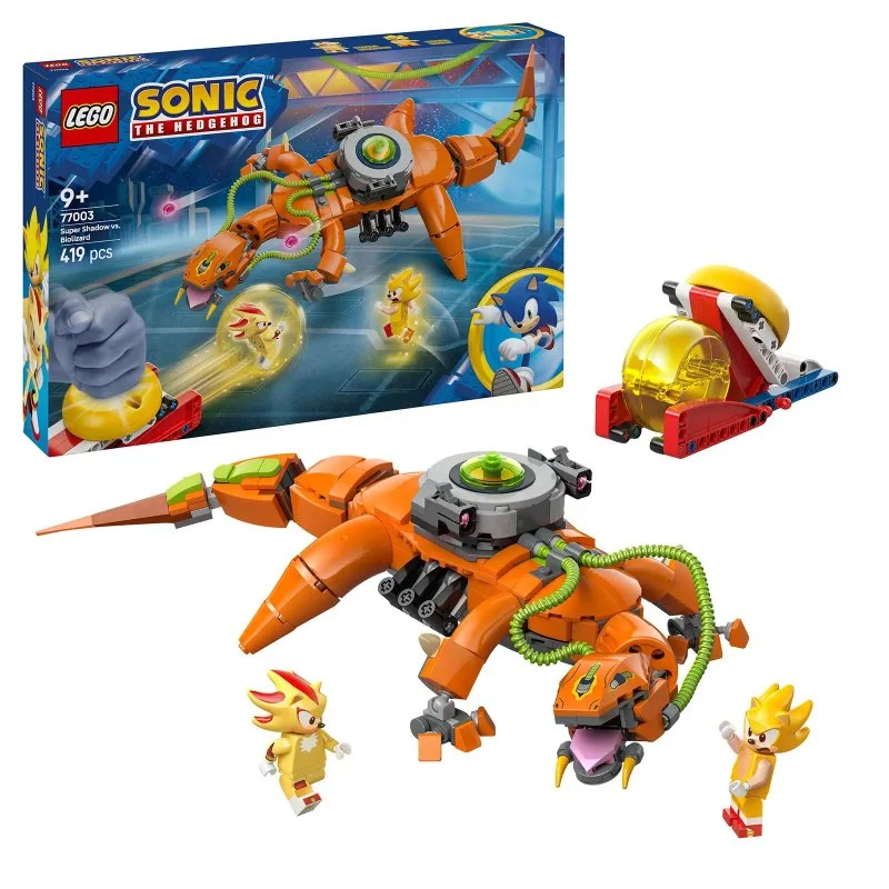 Sonic the Hedgehog™ 77003 Super Shadow contre Biolizard
