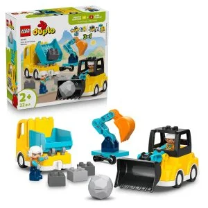 LEGO® DUPLO® 10475 Véhicules de chantier 3 en 1