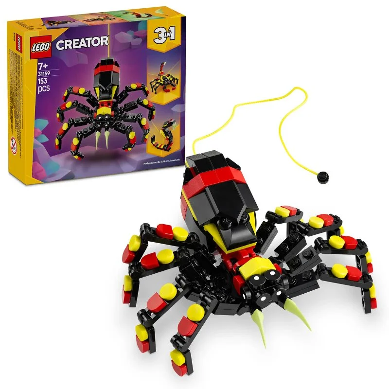 Creator 3-en-1 31159 Animaux sauvages : Araignée surprenante