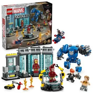 LEGO® Marvel 76315 Iron Man et son laboratoire : Salle des armures