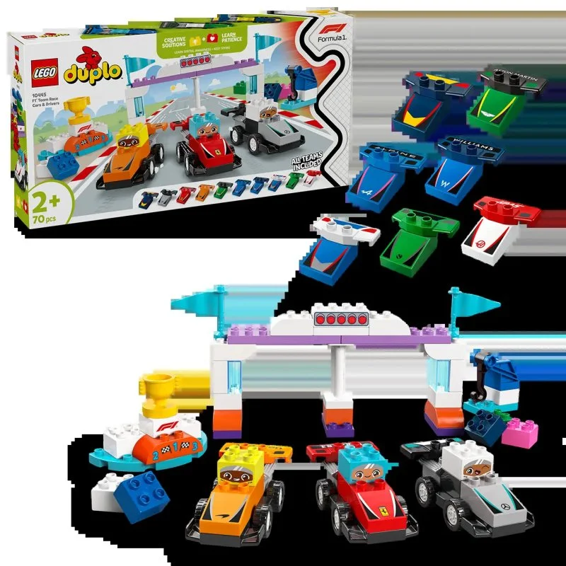 DUPLO® 10445 Voitures de course et pilotes de l'équipe F1®