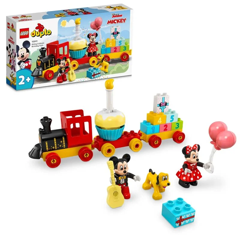 DUPLO® ǀ Disney 10941 Le train d’anniversaire de Mickey et Minnie