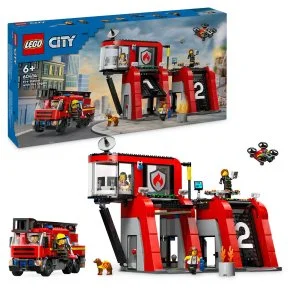 LEGO® City 60414 Caserne de pompiers avec camion de pompiers