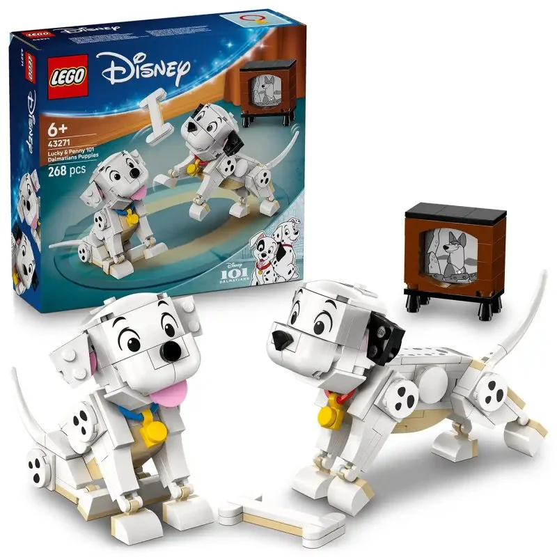 Disney 43271 Chiots Lucky et Penny du film Les 101 Dalmatiens