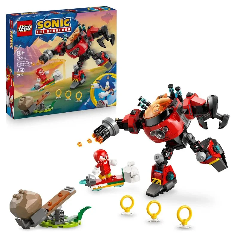 Sonic the Hedgehog™ 77005 Knuckles contre Dr. Eggman : méca Egg Crusher