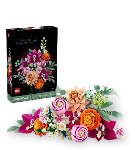 Botanicals 10342 Beau bouquet de fleurs roses