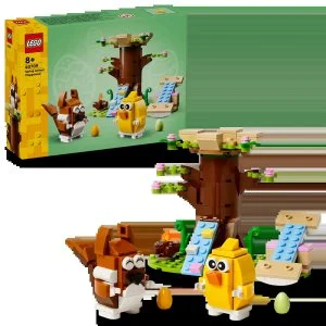 LEGO® Iconic 40709 Aire de jeu de printemps pour petits animaux