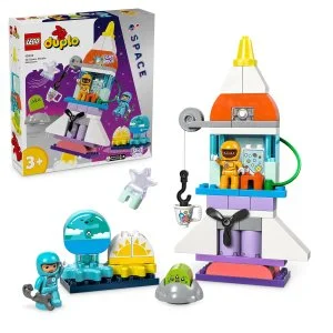 LEGO® DUPLO® 10422 Aventure spatiale avec navette spatiale 3-en-1