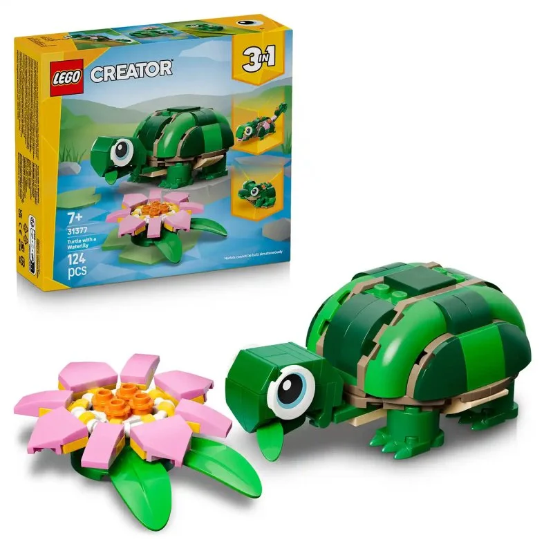 Creator 3-en-1 31377 Tortue avec nénuphar