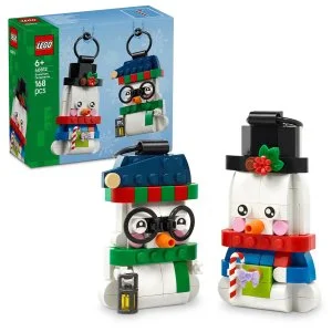LEGO® 40812 Bonshommes de neige décoratifs, décorations de Noël