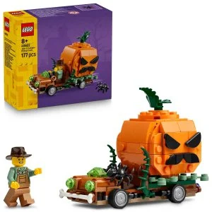 LEGO® 40822 Pick-up avec des citrouilles d’Halloween, set de construction créatif