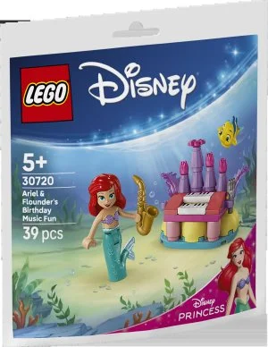 LEGO® Célébration musicale d’anniversaire avec Ariel et Polochon