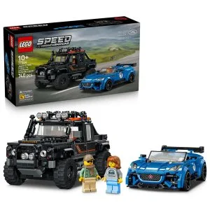LEGO® Speed Champions 77264 Jaguar Project 7 et Land Rover Defender