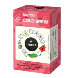 LEROS Mélange de plantes Bucco Cold Brew - sachets d’infusion (20 x 1,5 g) - pour préparer du thé glacé