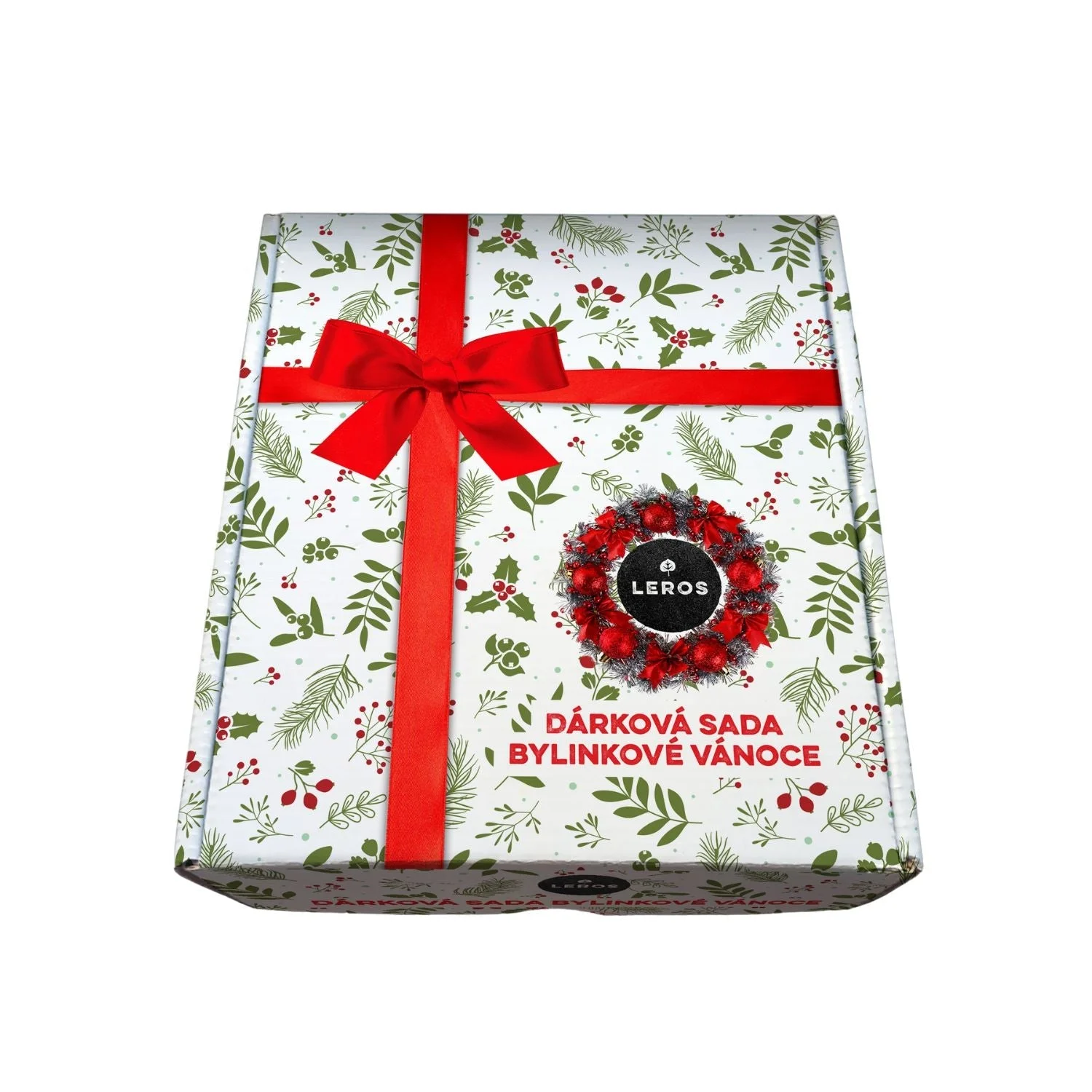 LEROS Coffret cadeau (3 pièces) - Noël aux plantes - sirop aux plantes et 2 types de thés