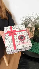 LEROS Coffret cadeau (3 pièces) - Noël aux plantes - sirop aux plantes et 2 types de thés