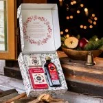 LEROS Coffret cadeau (3 pièces) - Noël aux plantes - sirop aux plantes et 2 types de thés