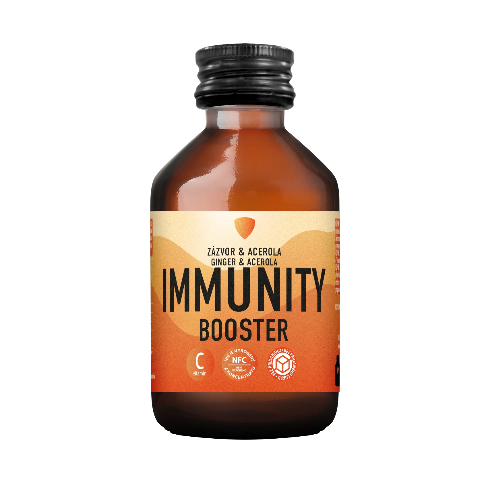 LEROS Healthy booster Shot Immunité Gingembre & Acérola (100 ml) - pour renforcer les défenses immunitaires