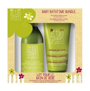 Little Green BABY Bathtime Bundle Box coffret cadeau pour enfants + 180 ml