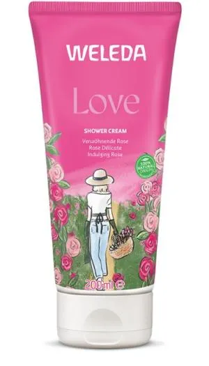 Weleda Crème de douche LOVE Pink 200 ml