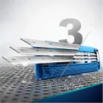 Mach3 Turbo lames de rechange x8 pour hommes