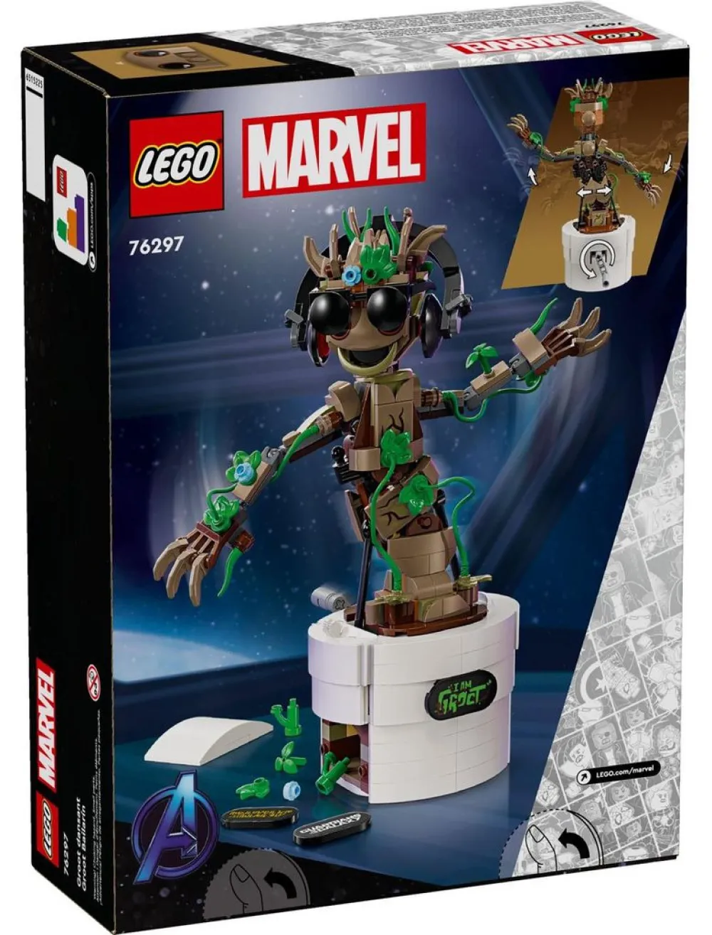 Marvel 76297 Groot dansant