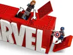 Marvel 76313 Logo MARVEL et minifigurines