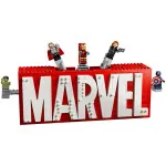Marvel 76313 Logo MARVEL et minifigurines