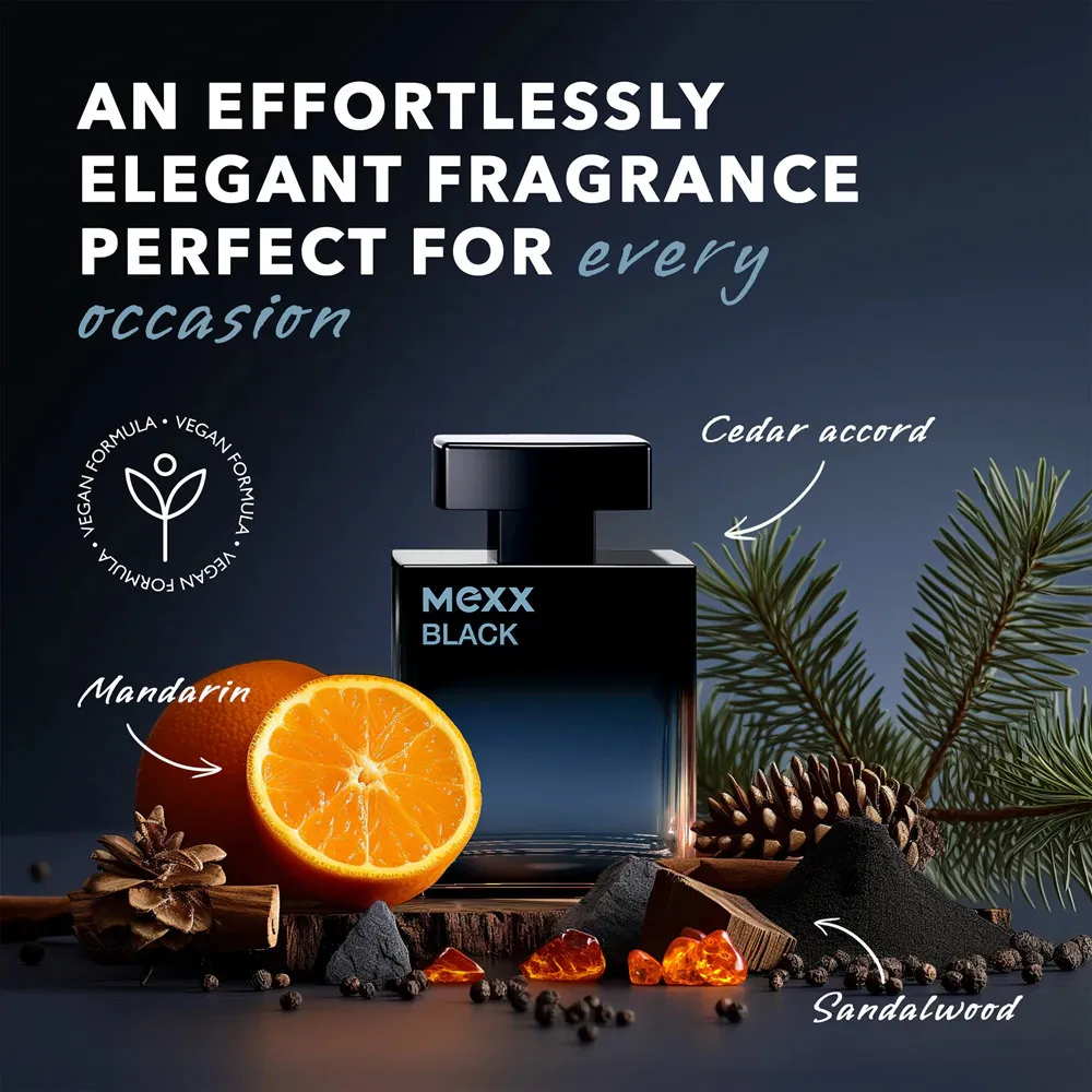 Black Man eau de parfum voor mannen 50 ml
