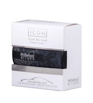 Millefiori Icon Textile Floral Silver Spirit parfum pour voiture