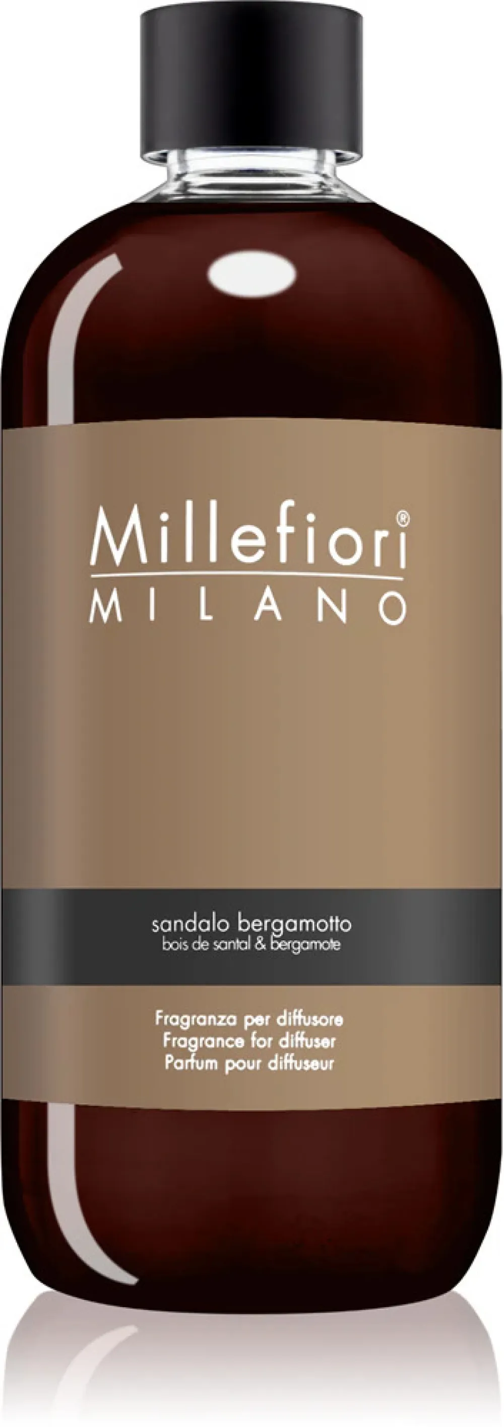 Milano Sandalo Bergamotto navulling voor geurdiffusers 500 ml