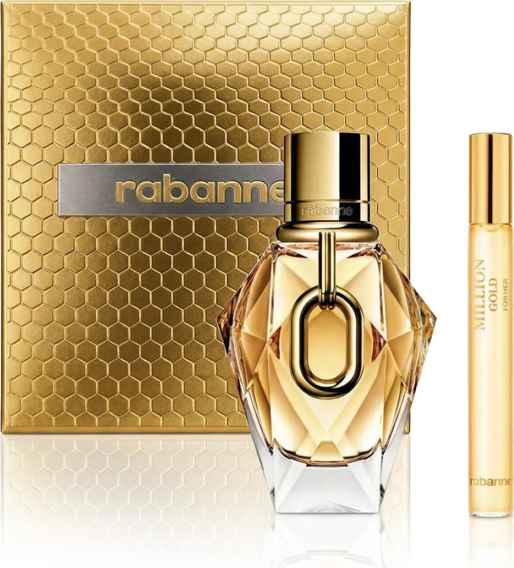 Million Gold For Her 90 ml + EDP Eau de Parfum voor dames 20 ml