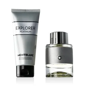 Montblanc Explorer Platinum Eau de Parfum pour Homme 60 ml + Gel Douche Corps et Cheveux