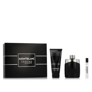 Montblanc Legend for Men EDT 100 ml + EDT MINI 7,5 ml + SG pour le corps et les cheveux 100 ml M