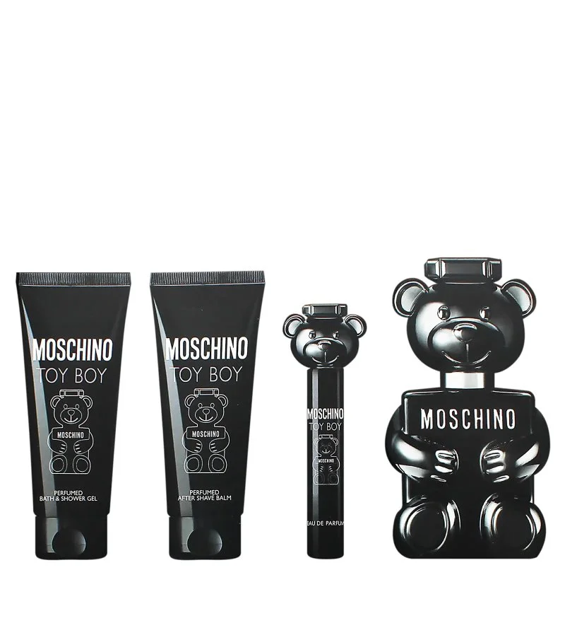 Toy Boy Coffret cadeau 100 ml + Baume après-rasage 100 ml + Gel douche 100 ml + Eau de Parfum pour homme