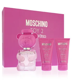 Coffret cadeau Moschino Toy 2 Bubble Gum pour femmes eau de toilette 50 ml + lait pour le corps 50 ml + gel douche 50 ml