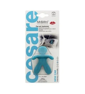 Mr&Mrs Fragrance Cesare New Car parfum de voiture bleu clair