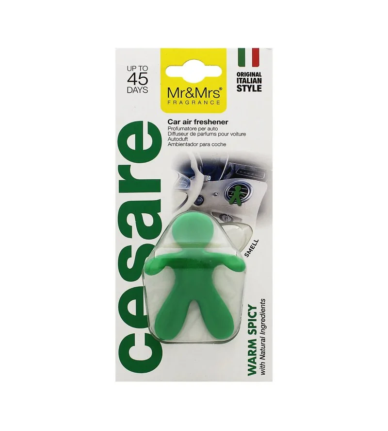 Cesare Warm Spicy parfum de voiture vert