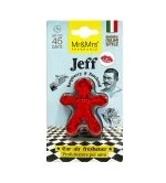 Jeff Chrome Framboise & Patchouli parfum pour voiture rouge