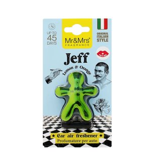 Jeff Lemon & Orange parfum pour voiture vert