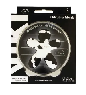 Mr&Mrs Fragrance Niki Citrus & Musk Parfum pour voiture