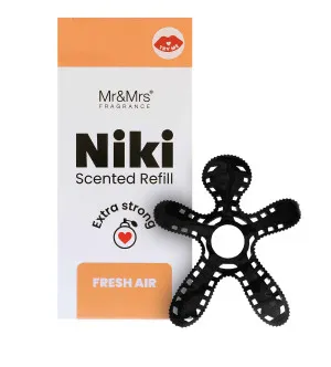 Mr&Mrs Fragrance Niki Fresh Air recharges de parfum pour voiture