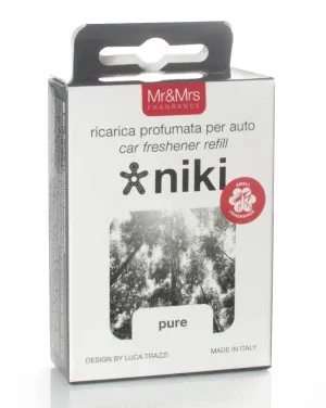 Recharges de parfum pour voiture Mr&Mrs Fragrance Niki Pure