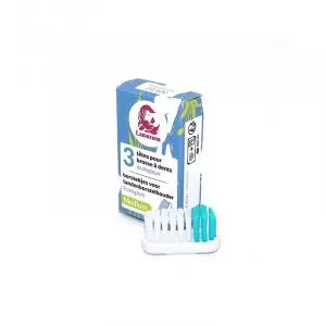 Lamazuna Têtes de rechange pour brosse à dents mi-dure 3 pcs