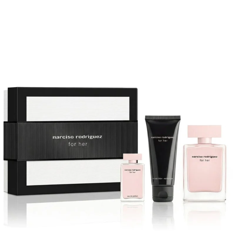 For Her Eau de Parfum pour femme 50 ml + Mini Eau de Parfum 7,5 ml + Lait pour le corps